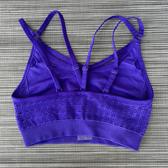 Gymshark Energy Seamless Sports Bra Indigo Size XS - Picture 6 of 8